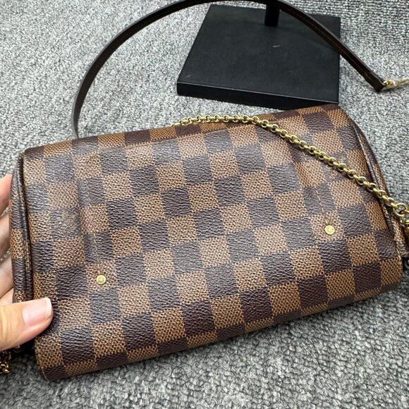 Louis Vuitton Favorite Brown Damier Ebene Canvas Satchel ccofb999-102525 - Picture 3 of 15